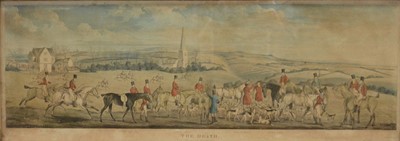 Lot 368 - After Henry Alden, The Quorn Hunt, a set of four handcoloured engravings
