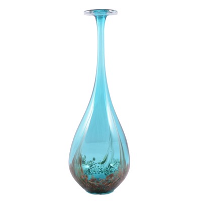 Lot 61 - Tall art glass vase, possibly Italian