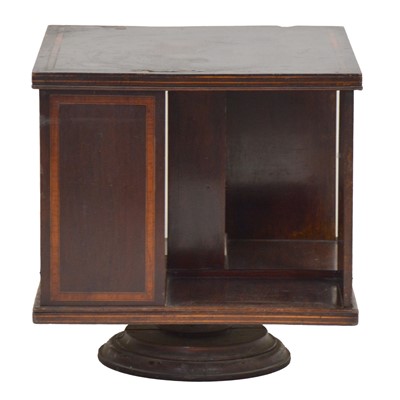 Lot 479 - Small Edwardian style revolving bookcase