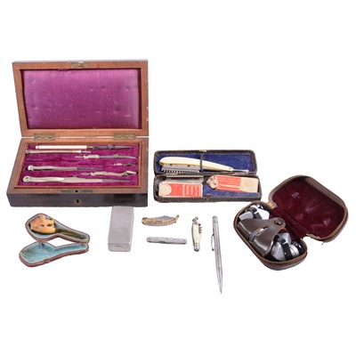 Lot 212 - Silver Fyne Poynt Pen, etc.