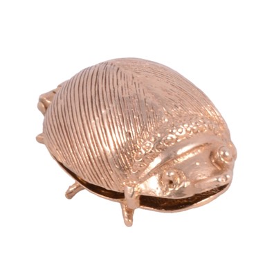 Lot 349 - A 9 carat yellow gold Beatles charm.