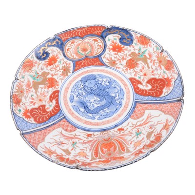 Lot 90 - Large Japanese Imari charger