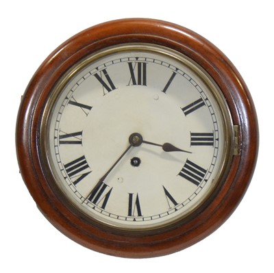 Lot 461 - Victorian mahogany cased wall clock