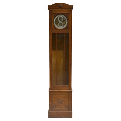 Lot 304 - Hand-built regulator longcase clock, P G Bradley, Leicester, 1996