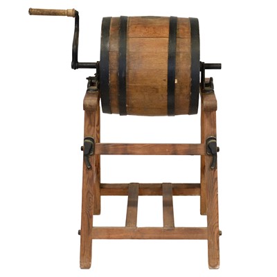 Lot 400 - Victorian butter churn