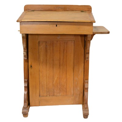 Lot 480 - Stripped wood clerks desk