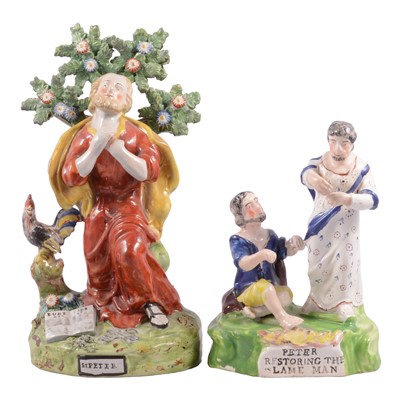 Lot 20 - Three Staffordshire Petrine models