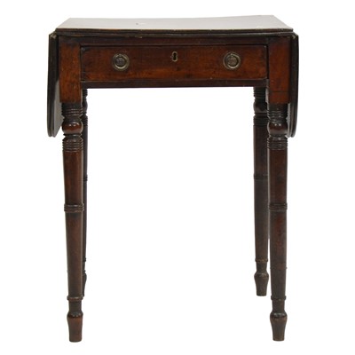 Lot 407 - Victorian mahogany worktable