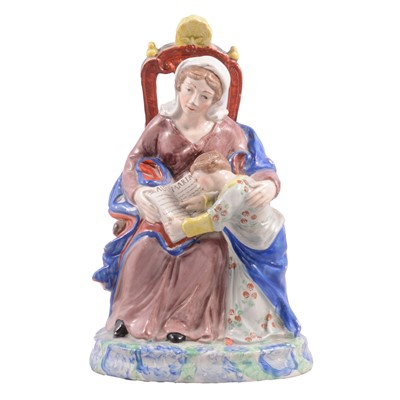 Lot 33 - Staffordshire earthenware Ave Maria group