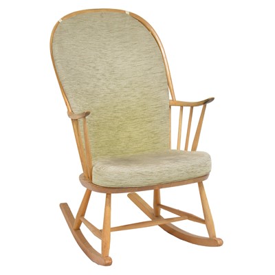 Lot 458 - Ercol light elm and beech rocking chair