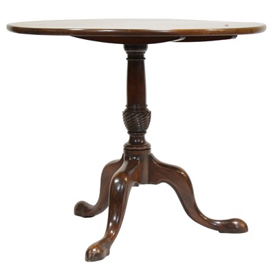 Lot 463 - George III mahogany tripod table