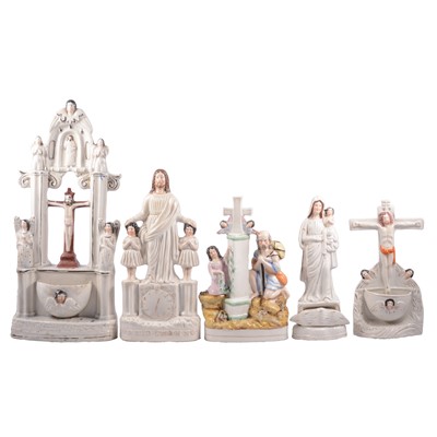 Lot 70 - Staffordshire devotional items