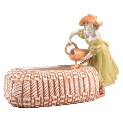 Lot 51 - Amphora pottery figural bowl