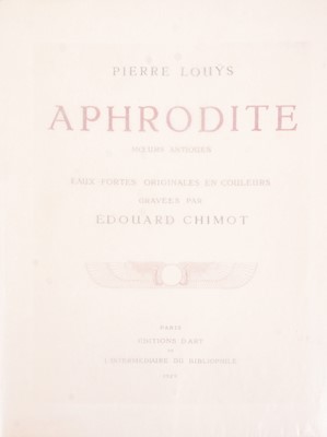 Lot 128 - Pierre Louys, Aphrodite