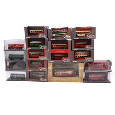 Lot 225 - Seventeen Corgi Omnibus die-cast models, boxed