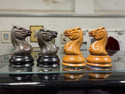 Lot 101 - Jaques of London, Staunton chess men