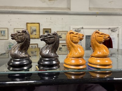 Lot 101 - Jaques of London, Staunton chess men