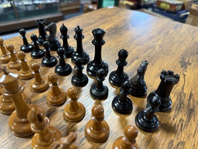 Lot 101 - Jaques of London, Staunton chess men