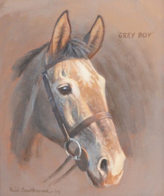 Lot 235 - Neil Cawthorne, Grey Boy and Paddy, two horse portraits