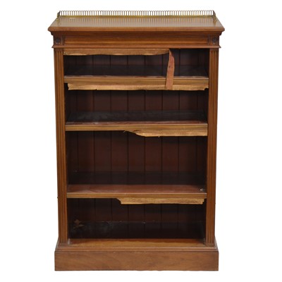 Lot 339 - Victorian walnut bookcase