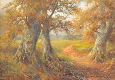 Lot 349 - Manner of George Turner, Autumnal landscapes, a pair