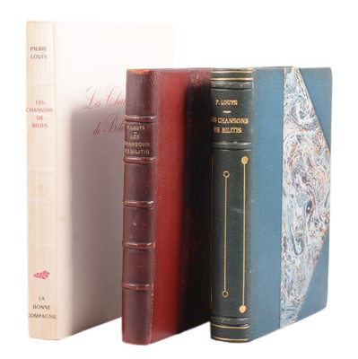 Lot 137 - Pierre Louys, three editions of Les Chansons de Bilitis