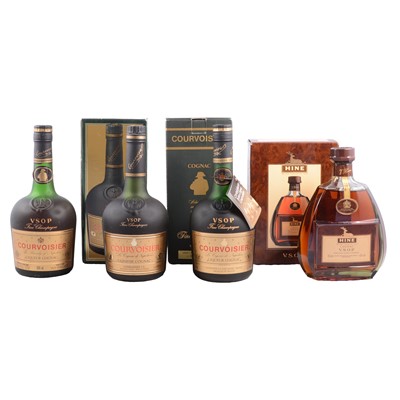 Lot 345 - Four bottles of Cognac.