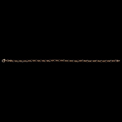 Lot 217 - An Italian yellow metal bracelet.