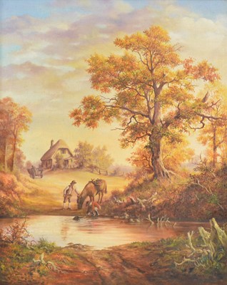 Lot 391 - Colin Vokes, five oil paintings