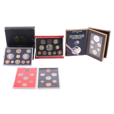 Lot 184 - Collection of Royal Mint year issues, 1980's onwards