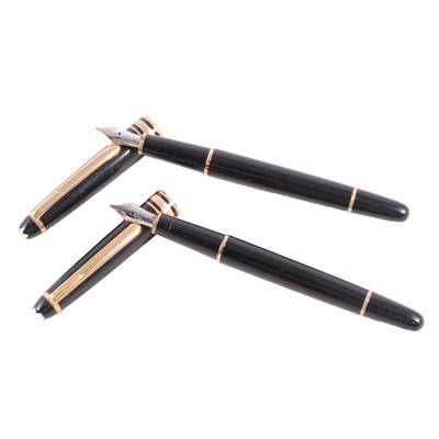 Lot 388 - Two Mont Blanc Meisterstuck fountain pens.