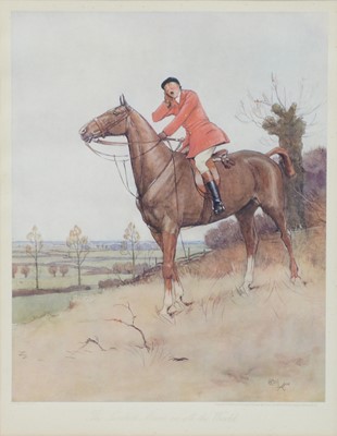 Lot 386 - After Cecil Carter, "Pytchley", other hunting prints