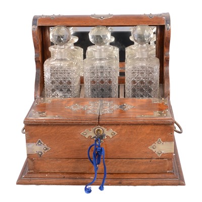 Lot 133 - Late Victorian tantalus