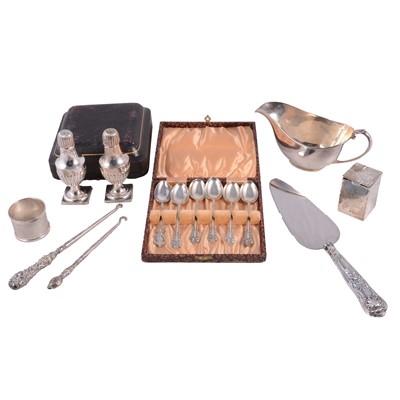 Lot 308 - Small collection of silver
