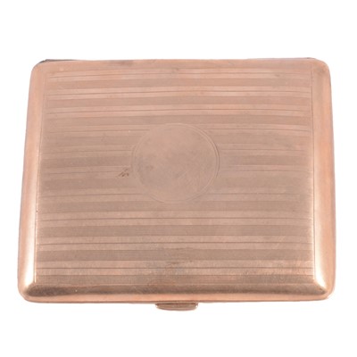 Lot 288 - 9ct Gold Cigar Case