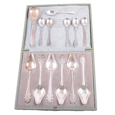 Lot 303 - A small collection of Danish silver by Georg Jensen