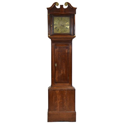Lot 512 - CATALOGUE AMENDMENT- Oak longcase clock, Ralph Daniel, Wellingborough