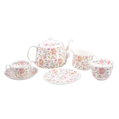 Lot 108 - Minton 'Haddon Hall' pattern teaset.