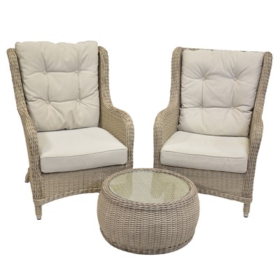 Lot 417 - Supremo by Bellagio woven rattan furniture