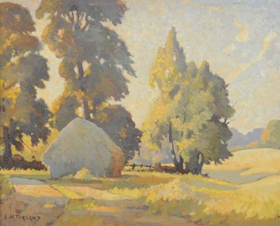 Lot 298 - Leonard H Turland, Haystack, summers day