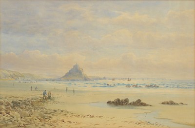 Lot 357 - W Casley, (1852-1918),St Michals Mount