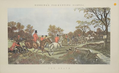 Lot 342 - After Herring, three Fox-Hunting scenes