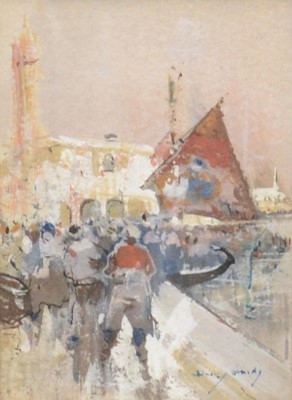Lot 258 - Dudley Hardy, Venice