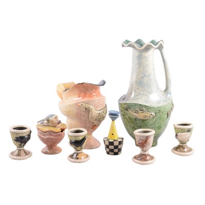 Lot 50 - Small collection of Anna Lambert ceramics
