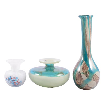 Lot 108 - Three Mdina glass vases