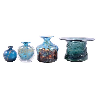 Lot 43B - Four Maltese glass vases
