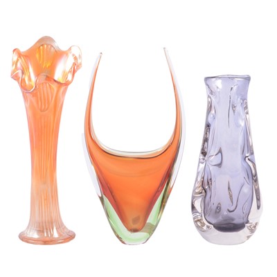 Lot 61 - Four Art Glass vases