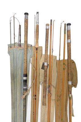 Lot 225 - Four assorted fly-fishing rods