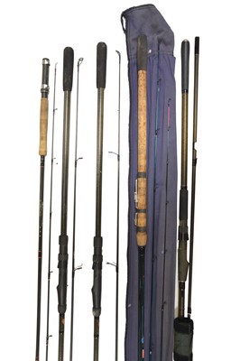 Lot 224 - Five modern graphite fly fishing rods