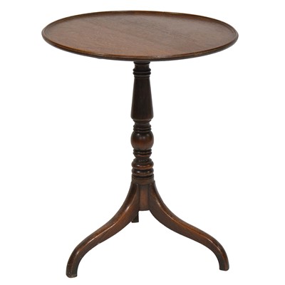 Lot 349 - Georgian oak tripod table